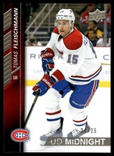 2015-16 Upper Deck UD Midnight Tomas Fleischmann 24/25 Montreal Canadiens #354