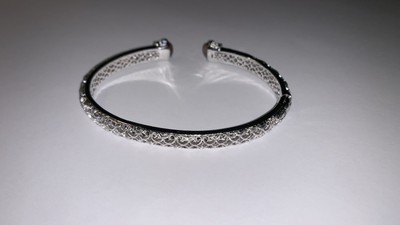TACORI Manschette Sterlingsilber 925 CZ und Sienna Farbstein 