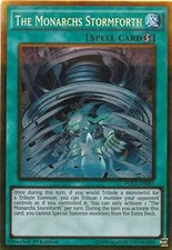 YuGiOh The Monarchs Stormforth PGL3-EN085 Gold Rare Englisch Good 1st