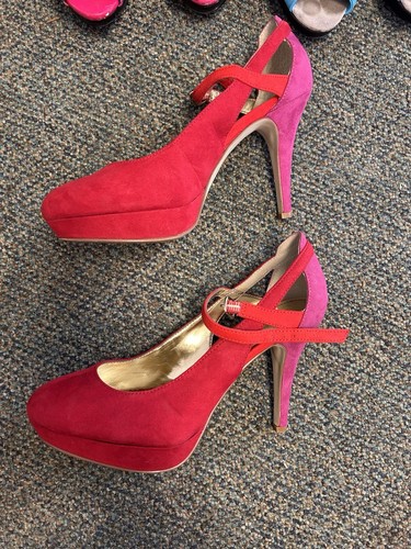 Lotto decolte donna blu, rosse, leopardate 7 e 7,5 tacco Nine West, Style&Co, H&M - Foto 10 di 15