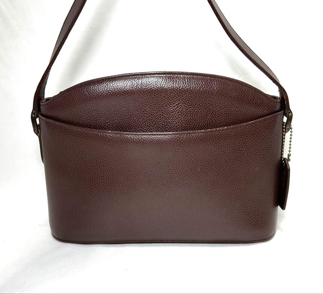 Coach Regis Vintage Brown Leather Crossbody Bag Made in Italy