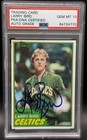 Larry Bird Signed 1981 Topps #4 PSA/DNA GEM 10 AUTO Celtics HOF
