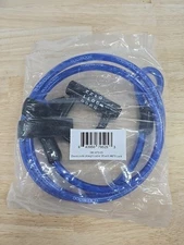 Dockslocks Security Cable Lock Set (5' to 25') Looped Ends Weatherproof Keyless 