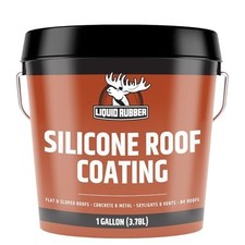 Silicone Roof Coating - Uv-Reflective, No Primer Needed, One-Coat Sealant for Fl