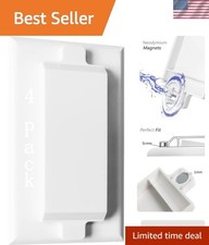 Magnetic Switch Covers, Light Switch and Outlet Cover for Flat Modern Switche...