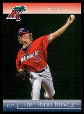 2017 Sam Clay Choice Minor League Rookie Fort Myers Miracle