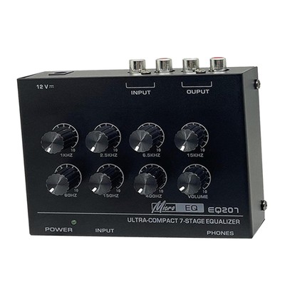 EQ207 7 Band Equalizer Stereo für Live Performance Home Entertainment System