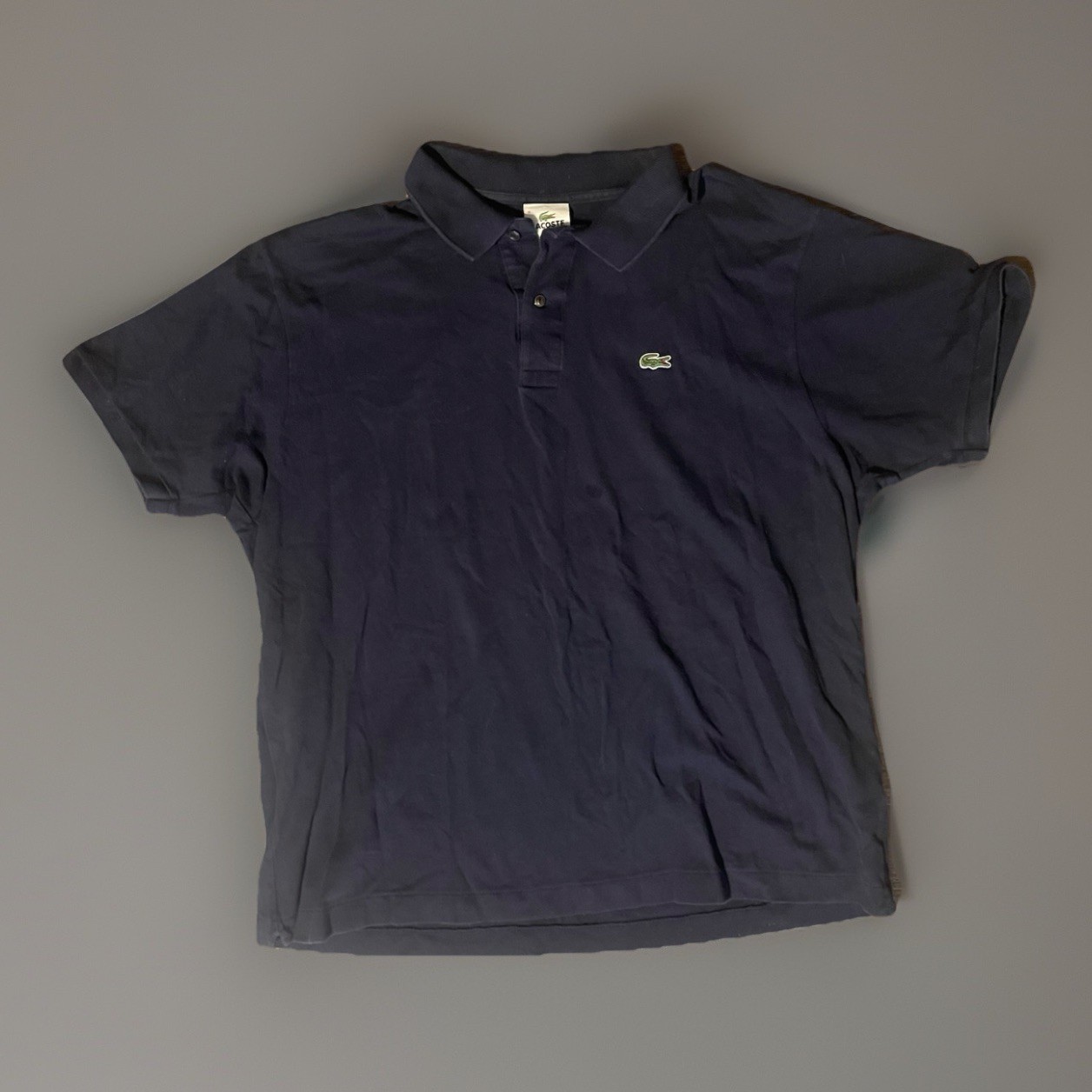 Lacoste Polo Shirt Mens Size 8 Black Short Sleeve Golf Preppy Casual thumbnail 2