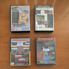 SEGA Genesis Game Lot w/ Manuals - Sonic, Mortal Kombat, Street Fighter, Sports