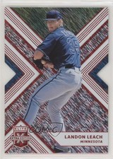 2018 Panini Elite Extra Edition Status Red Die-Cut /99 Landon Leach #121 2b2