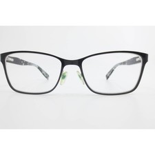 Furla Eyeglasses Frames Black Rectangular Mosaic Temples VFU 072 52-16-135