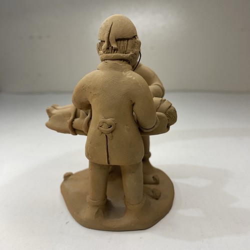 Jose Ze Caboclo Hand Made Brazil Clay Surgery Figurine 4" - Picture 4 of 8