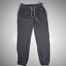 US Polo Assn Joggers Men Medium Gray Drawstring Sweatpants Casual Lounge Gym