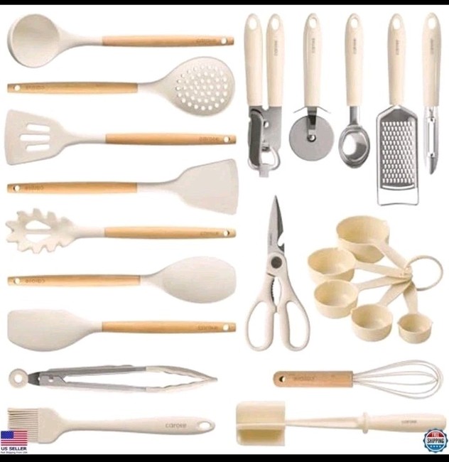 Carote 22pcs Silicone Cooking Utensils Set