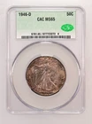 1946 D Walking Liberty Half Dollar (1916 - 1947) Half Dollar CACG MS65 #87772327