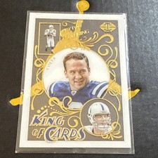 2021 Panini Illusions - King of Cards Peyton Manning #KC-17 Great Centering