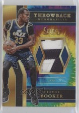 2017-18 Panini Select Throwback Memorabilia Tie-Dye Prizm /25 Trevor Booker s5j