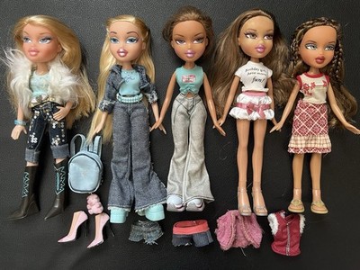 Vintage Bratz Doll Lot Bundle Y2K Collection Fashions Accessories Clothes