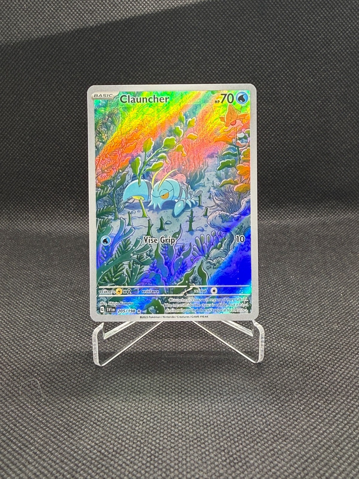 pokemon clauncher card - 074/264 - Fusion Strike Evolves from null Type Clauncher 2023 Scarlet & Violet