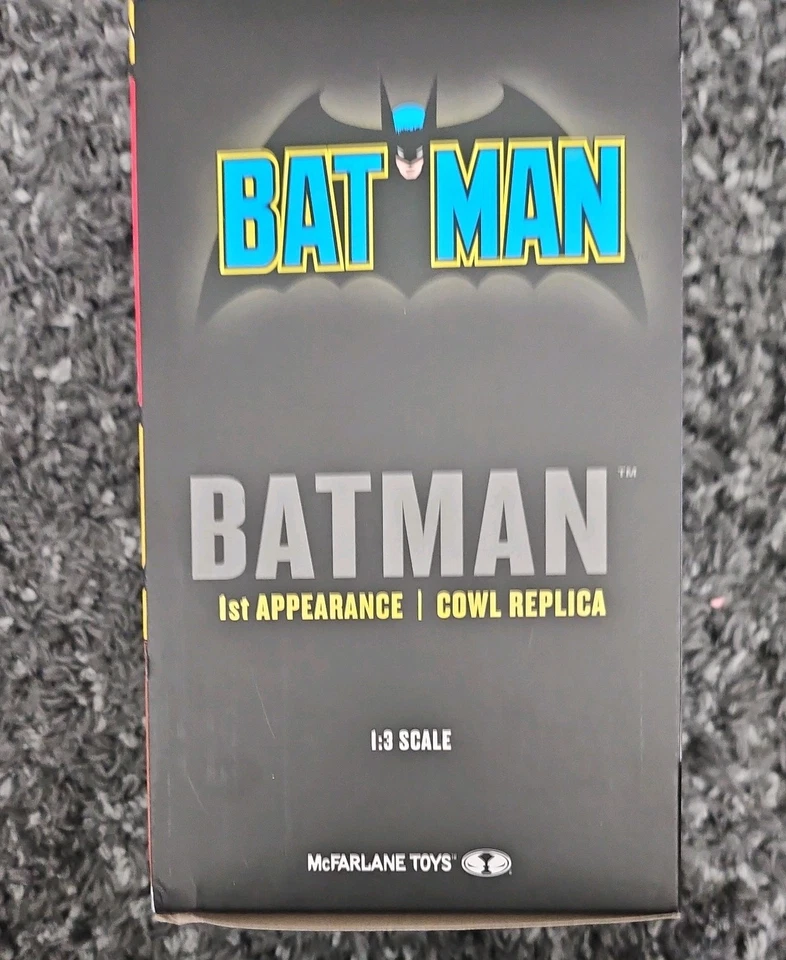 Réplica de utilería directa de DC Batman Detective Comics #27 primera aparición capucha escala 1:3 Foto 4 de 4