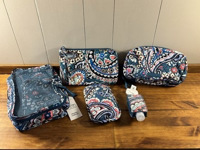 Vera Bradley Lot Of Haymarket Paisley Jewel 7pc Set Sunglasses Case, Cube Set +