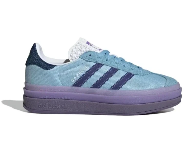 adidas gazelle silver green womens Tênis adidas Gazelle Indoor Blue Semi Pink Velvet Azul por R$ 1.449,99 em  até 10x main image 0