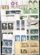 Mint Plate Blocks: 13 US 52 Postage sTamps 14-010y 