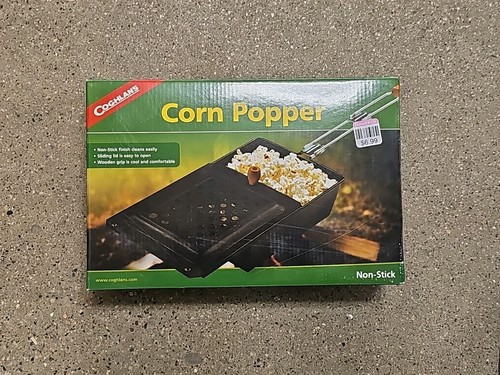 Coghlan's Pop Corn Popper Fireplace Camp Fire Stove Non-Stick Camping New In Box - Picture 1 of 3