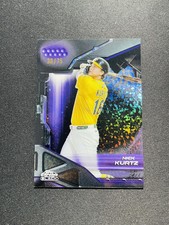 2026 Topps Chrome Black Nick Kurtz #116 Purple Mini Diamond REF /75 LK16