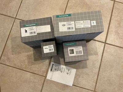 Hansgrohe 04911000 Croma Select E Pressure Balance Shower Set Chrome w/Rough In