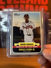 2019 Topps Heritage RONALD ACUNA JR Award Winner Rookie of the Year #6