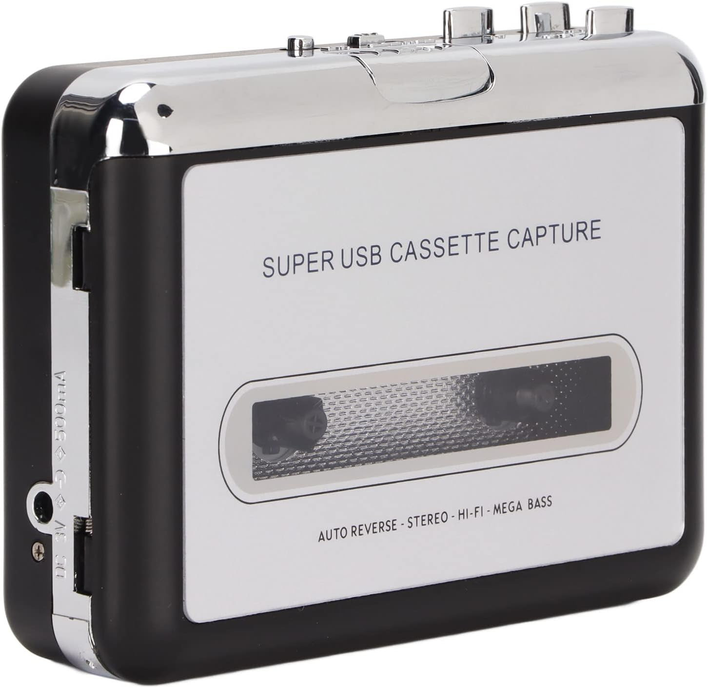 Lettore Cassette MP3 2 in 1: Convertitore Audio Portatile USB Vintage