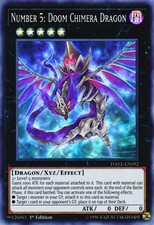 Yu-Gi-Oh TCG DANE-DE092 SR Nummer 5: Doom Chimera Dragon Dark Neostorm