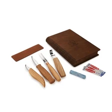 Beavercraft Spoon and Kuksa Carving Professional Set in Gift Book Box