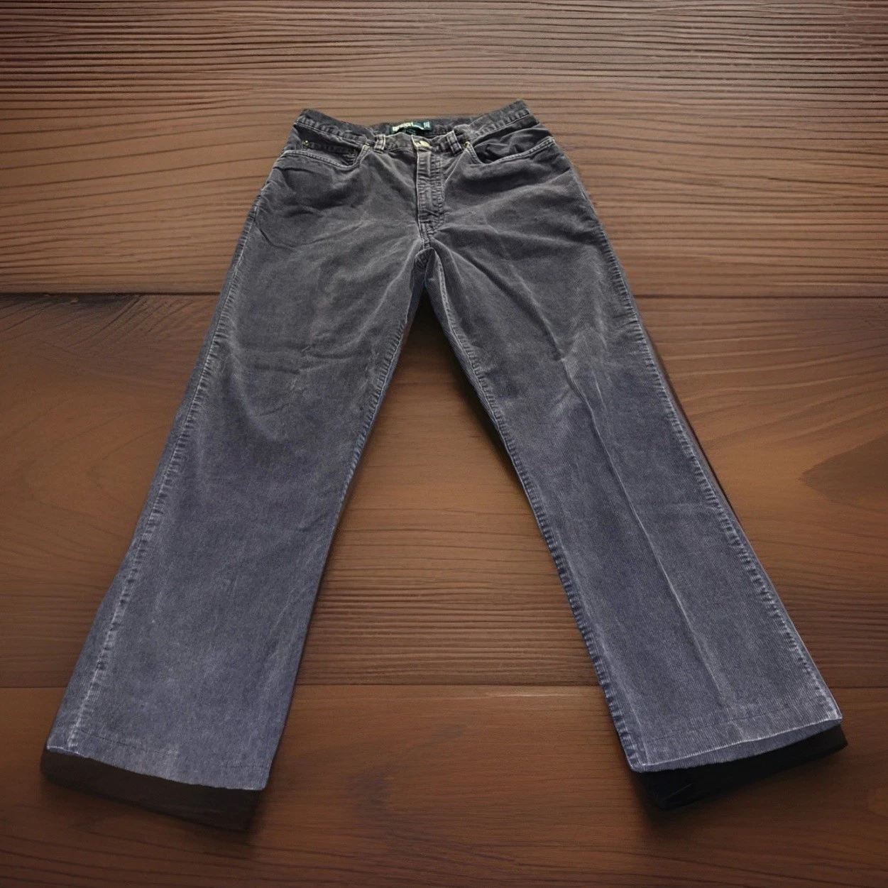 Polo Ralph Lauren Mens Classic Fit Navy Blue Tint Corduroy Pants 30x30 READ