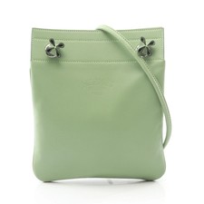 HERMES Sac A Linge Mini Vert Cricket Shoulder Bag Vauvert Swift Green #RC2303