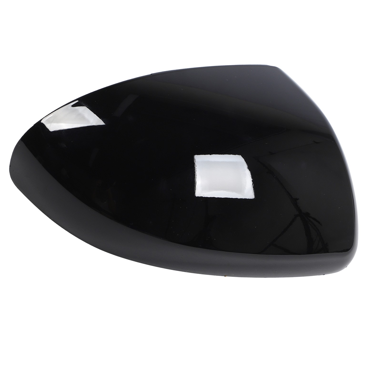 Right Mirror Cover Plastic Weather Resistant Exterior Rearview Mirror Cover Blac