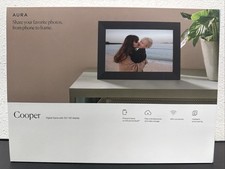 Aura Cooper 10" Digital Wifi Picture Frame Charcoal NIB/SEALED