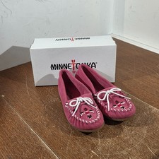 Minnetonka Moccasins Child's Thunderbird II Hot Pink Girls Size 3