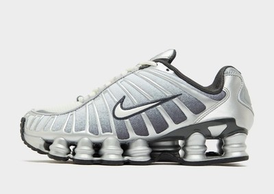 Authentic Nike Shox Tl Print  ( Men Size: UK 9 EUR 44 ) Metallic Silver / White