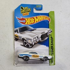 2013 Hot Wheels HW Workshop 1972 Ford Gran Torino Sport White