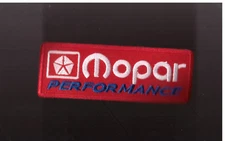 NEW 1 1/2 x 4 1/4" Mopar Performance IRON ON PATCH FREE SHIP