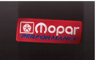NEW 1 1/2 x 4 1/4'' Mopar Performance IRON ON PATCH FREE SHIP