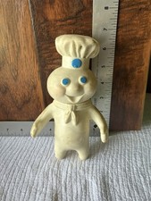 Vintage 1971 PILLSBURY DOUGHBOY Poppin Fresh RUBBER DOLL 7" Collectible Toy