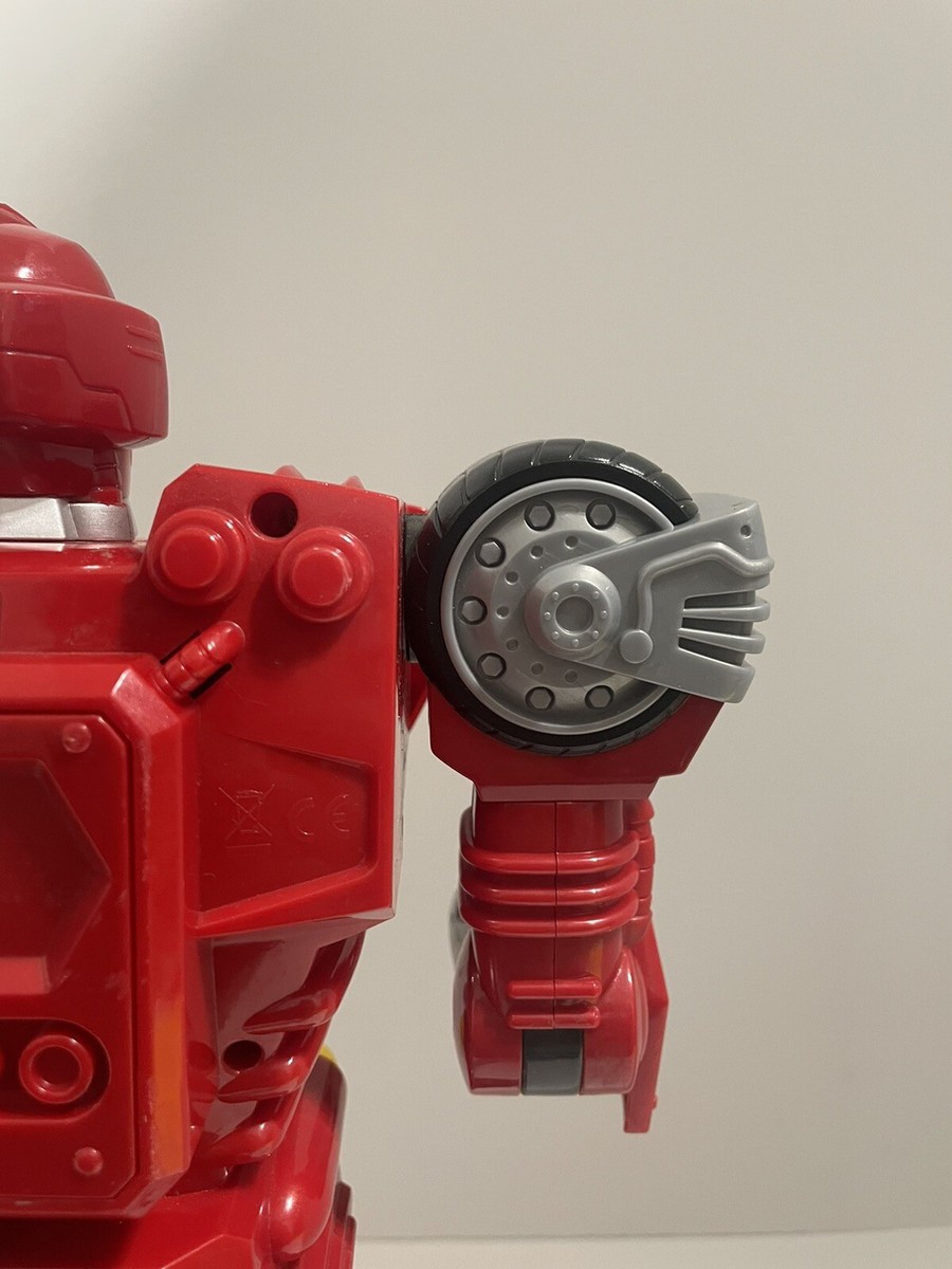 Hap-P Kid Toy Red Robot 2012 Walking Talking Light Up
