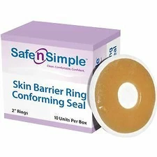 Safe n' Simple Conforming Adhesive Seals, 2 Inch, Box of 10