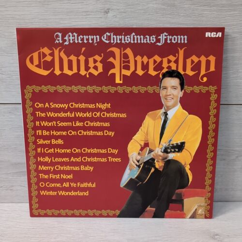 A Merry Christmas From Elvis Presley - 12" Vinyl LP Record -VLP-4531 Netherlands - Afbeelding 1 van 4