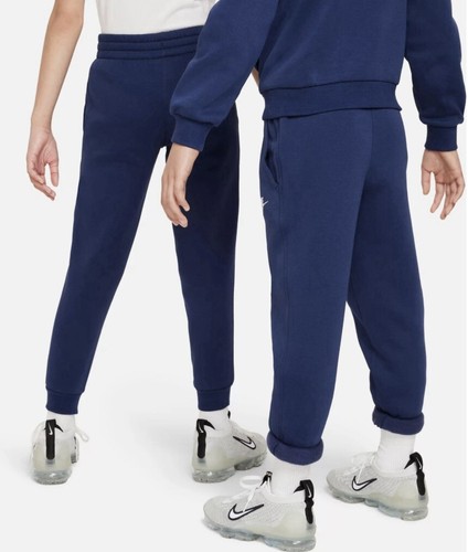 Nike Kids Fit Sportswear Club Fleece Joggers FD3008-410 Navy Blue Size Small - Picture 2 of 5