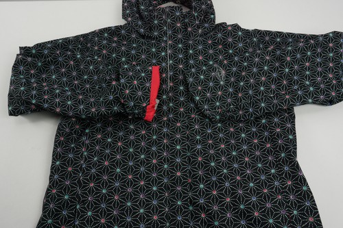 Columbia Interchange Outgrown Kids Large Black Snowflake Lined Waterproof Jacket - Picture 5 of 10