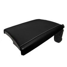 Fits 16-20 Lexus RX350 Synthetic Leather Console Lid Armrest White Stitch